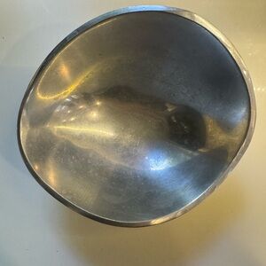 Nambe Silver Sculptural Bowl